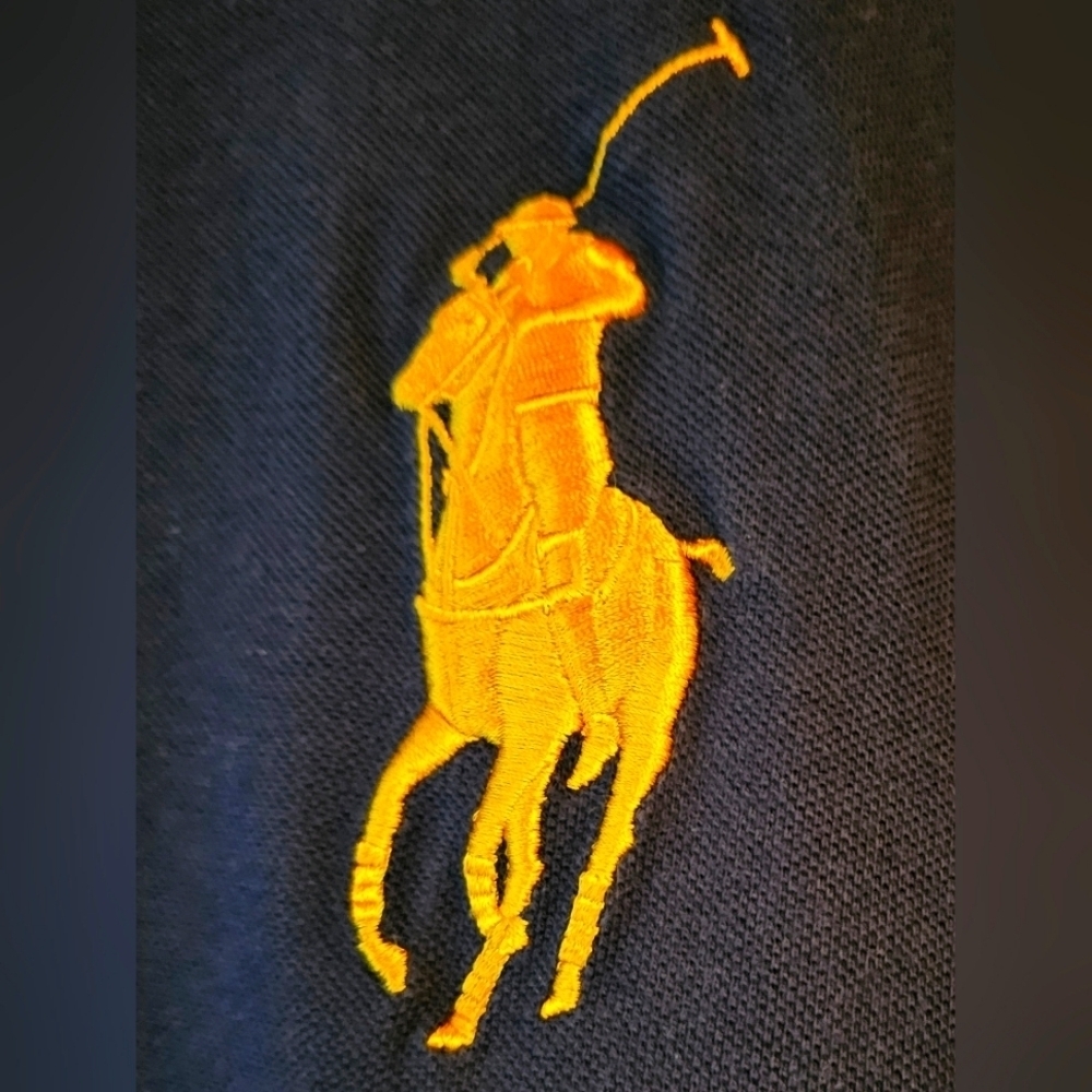 Ralph Lauren Men's Blue Bleecker Big Pony Rugby Classic Fit Polo sz 2x - Picture 4 of 5